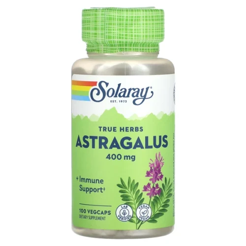 Solaray True Herbs Astragalus 400 mg 100 Vegcaps 
