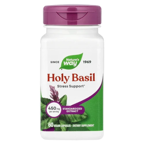 Nature's Way Holy Basil 450 mg 60 Vegan Capsules