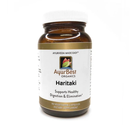 AyurBest Organics Haritaki 500 mg 90 Vegetarian Capsules