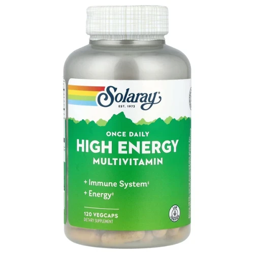 Solaray Once Daily High Energy Multivitamin 120 Vegcaps