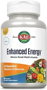 KAL Enhanced Energy (IRON-FREE)Once Daily 60 VegTabs