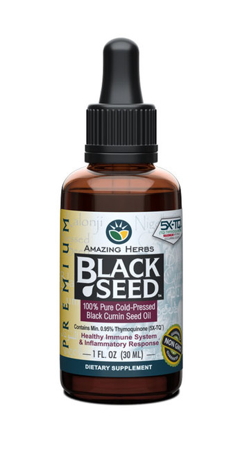 Amazing Herbs Black Seed Oil: THERAPEUTIC GRADE, 100% Pure Cold-Pressed Black Seed Oil Amazing Herbs Black Seed Oil: THERAPEUTIC GRADE, 100% Pure Cold-Pressed Black Seed Oil