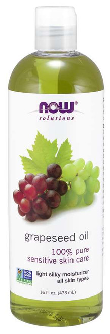NOW® Solutions 100% Pure Grapeseed Oil - 16 fl. oz. NOW® Solutions 100% Pure Grapeseed Oil - 16 fl. oz.