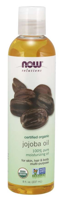 NOW® Solutions 100% Pure Jojoba Oil, Organic - 8 fl. oz. NOW® Solutions 100% Pure Jojoba Oil, Organic - 8 fl. oz.