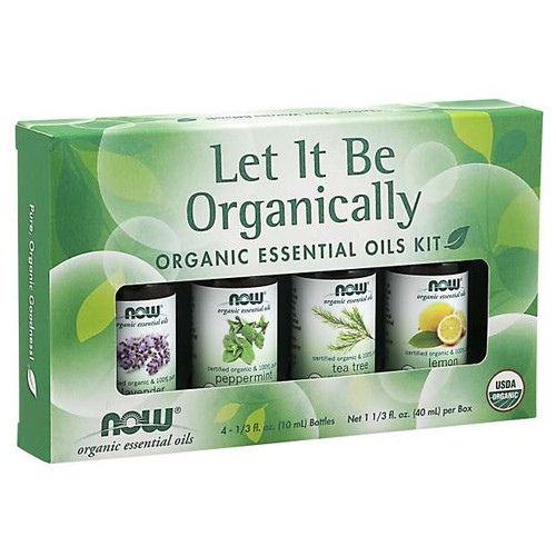 NOW® Let It Be Organically Organic Essential Oils Kit