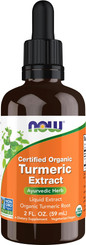 NOW Certified Organic Turmeric Liquid Extract 2 fl oz