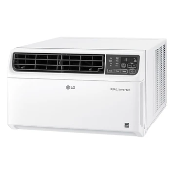 8,000 BTU Dual Inverter Smart Window Air Conditioner left angle