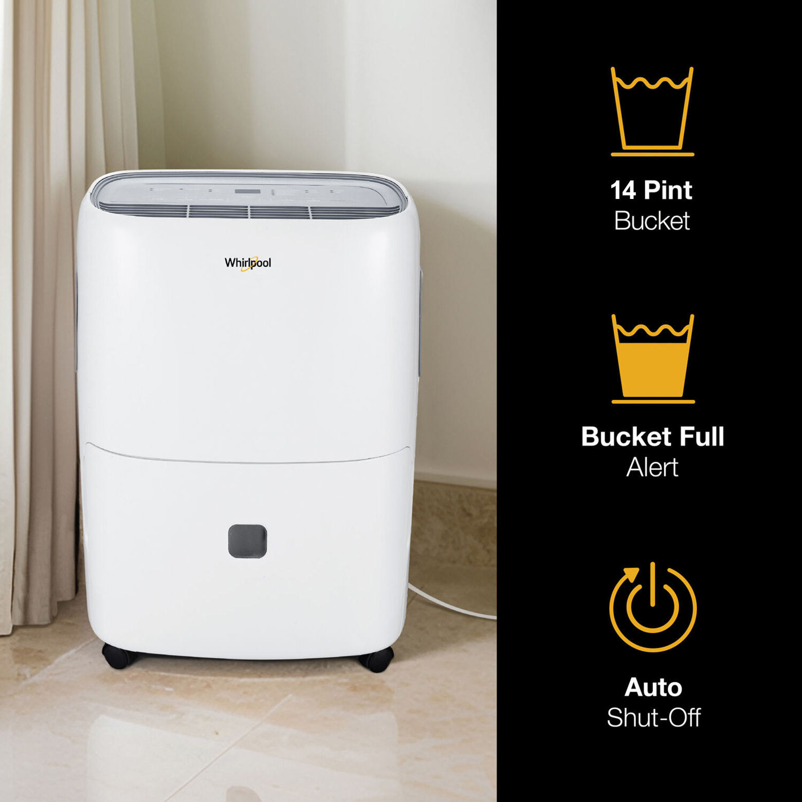 dehumidifier with water collection options