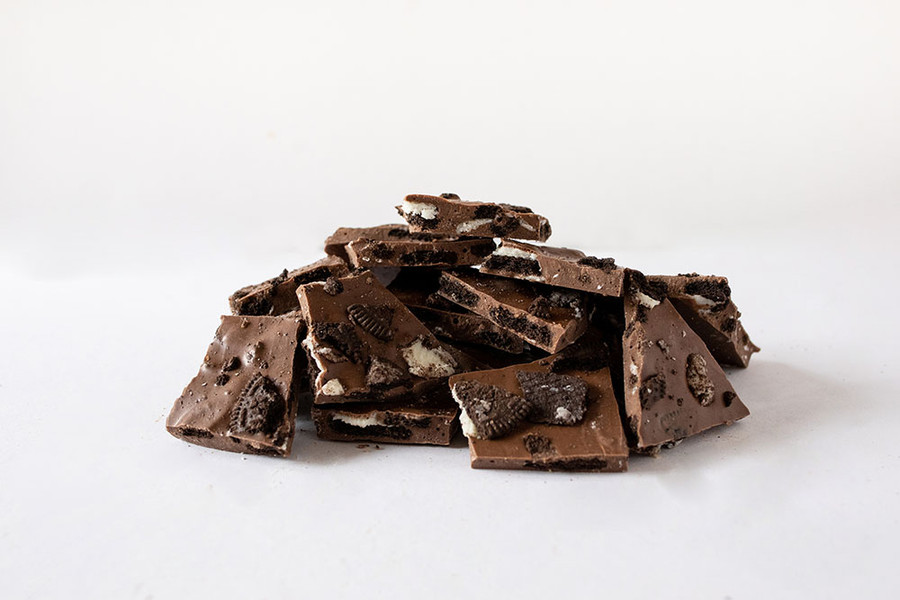 Milk Chocolate Cookies and Cream Bark