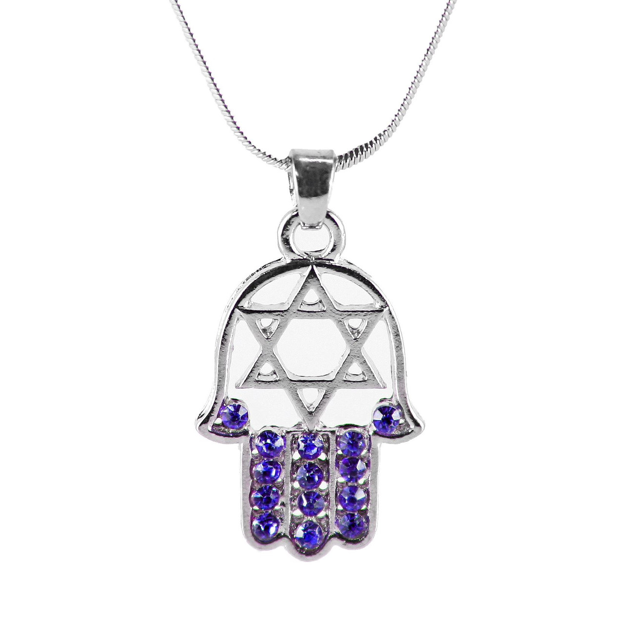 Hamsa Necklace 925 Sterling Silver | Orly JewelleryStudio