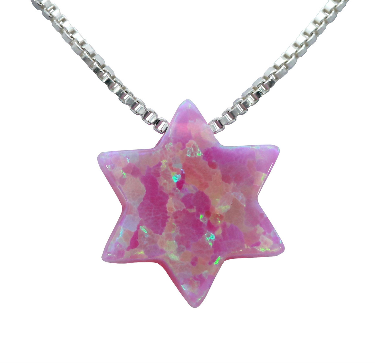 Blooming Cluster Handmade Sterling Silver & Purple Fire Opal Necklace –  Nizhoni Traders LLC