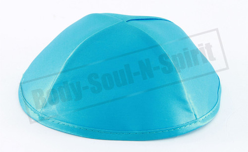 Sky Satin Kippah Yarmulke Tribal Jewish Yamaka Kippa Israel Hat Covering Cap Sky Satin Kippah Yarmulke Tribal Jewish Yamaka Kippa Israel Hat Covering Cap
