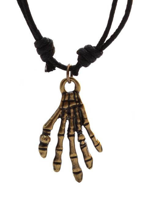 Punk Gothic Bones Skull Skeleton Hand Pendant Necklace fashion cool stylish gift