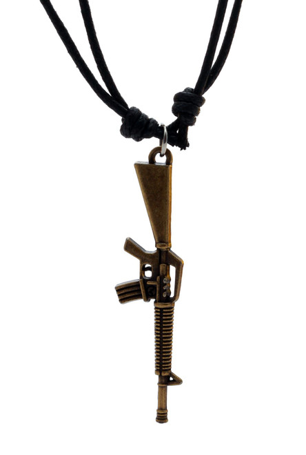 Army color M16A1 Necklace IDF Israel Souvenir gift Gun Military Zionism Rifle Army color M16A1 Necklace IDF Israel Souvenir gift Gun Military Zionism Rifle