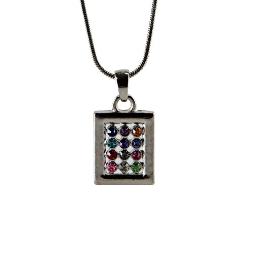 Messianic Hoshen Shield Necklace Jewish 12 tribes Amulet Pendant karma Jewelry