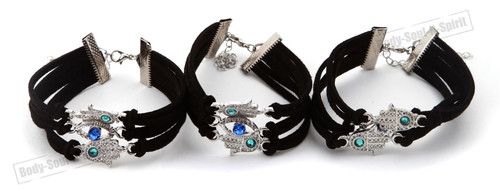 3 STRING Bracelet spiritual karma Kabbalah protection soul Hamsa Lucky Success