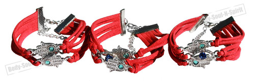 3 Red Lucky Success spiritual EYE STRING Bracelet Kabbalah protection Hamsa 3 Red Lucky Success spiritual EYE STRING Bracelet Kabbalah protection Hamsa