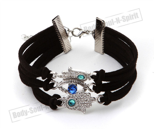 STRING Bracelet spiritual karma Kabbalah protection soul Hamsa Lucky Success