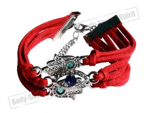 Lucky Success spiritual karma STRING Bracelet Kabbalah protection soul Hamsa eye Lucky Success spiritual karma STRING Bracelet Kabbalah protection soul Hamsa eye