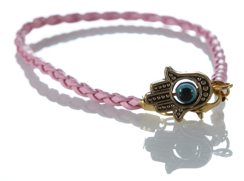 Pink Charm String Bracelet Hamsa HAND FATIMA Lucky Pendant KARMA Jewelry Pink Charm String Bracelet Hamsa HAND FATIMA Lucky Pendant KARMA Jewelry