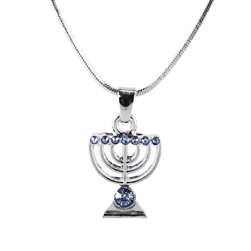 Sky Jewish Yisrael Hanukkah MENORAH candelabrum Necklace Kabbalah Judaica Sky Jewish Yisrael Hanukkah MENORAH candelabrum Necklace Kabbalah Judaica