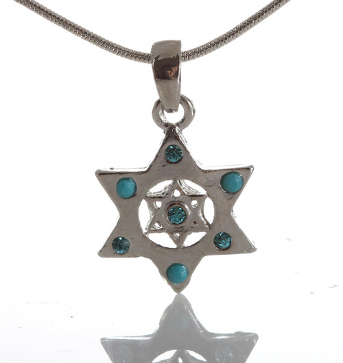 "Star of David" Necklace Lucky charm Pendant special Jewish Judaica protected