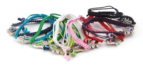 300 Sacred Hamsa Hand Mix String Revolving Lucky Evil Eye Spiritual Bracelets 300 Sacred Hamsa Hand Mix String Revolving Lucky Evil Eye Spiritual Bracelets