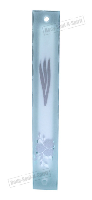 Holy Glass Shaddi Mezuza Case 10 cm Judaica Jewish special Design made in Israel Holy Glass Shaddi Mezuza Case 10 cm Judaica Jewish special Design made in Israel