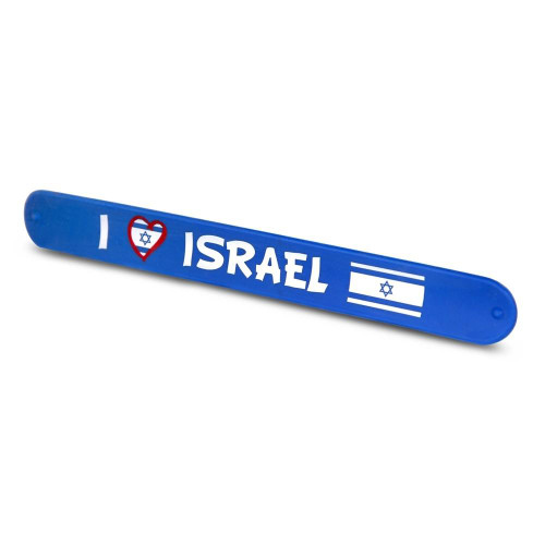 Blue Silicone Wrist I love Israel flag soft Rubber Bracelet Jewish souvenir Holy gift