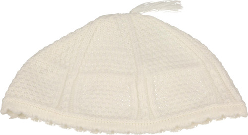 Classic Jerusalen frik White cupola Yarmulke Knitted Tribal Jewish Kippah skullcap Classic Jerusalen frik White cupola Yarmulke Knitted Tribal Jewish Kippah skullcap