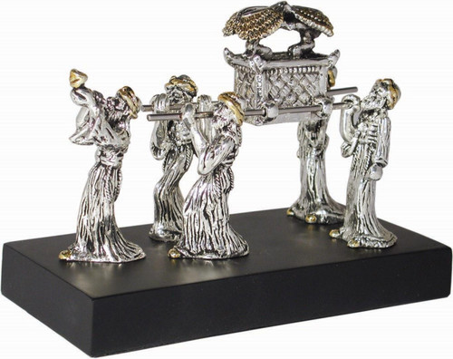 Table Jewish Figurine Ark Of The Covenant With Carriers Statue Sculpture Gift