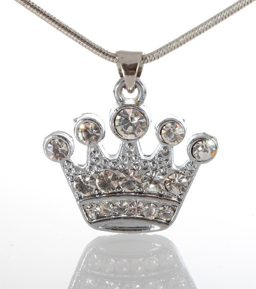 Crown Pendant luxury Necklace lucky charm for her birthday best lady gift