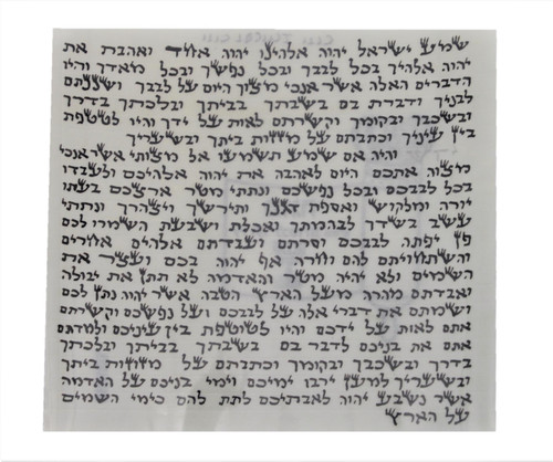 Kosher Mezuza Mezuzah Klaf Scroll Parchment 10cm / 3.9" Jewish Judaica Israel