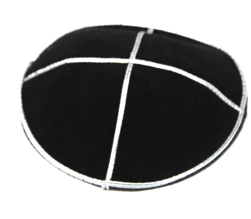 Black leather Beanie Kippah Yarmulke Kippa Tribal Jewish cupola dome gift Black leather Beanie Kippah Yarmulke Kippa Tribal Jewish cupola dome gift