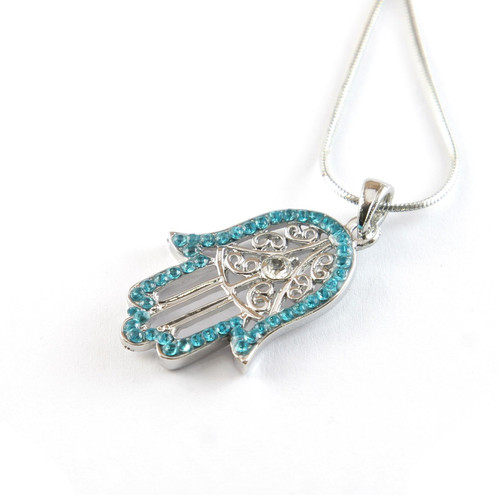  lucky charm Hamsa Hand success Protection Necklace fine accsesries Pendant
