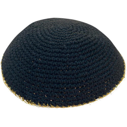 Black cupola Yarmulke Holy Knitted sacred Jewish Yamaka Kippa Hat Covering Cap