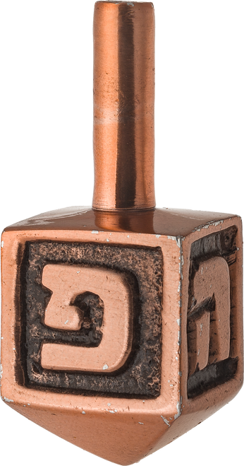 Hanukah Copper SALE Aluminium Dreidel Enamel Children Tradition Jewish Kids toy Gift
