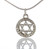 Shiny beads Jewish Star of david Ring Pendant special medallion Necklace gift 
