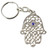 LUCKY HAMSA Key Chain Ring Evil Eye Amulet Pendant Judaism Kabbalah Jewish Charm LUCKY HAMSA Key Chain Ring Evil Eye Amulet Pendant Judaism Kabbalah Jewish Charm
