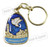 JERUSALEM Israel Small Metal Key Chain Gold Amulet Pendant Lucky Charm Judaism JERUSALEM Israel Small Metal Key Chain Gold Amulet Pendant Lucky Charm Judaism