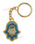 JERUSALEM wall KeyRing Chain Judaism Amulet Pendant Lucky Charm Travelers Prayer