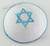 Sky Blue Star of David Knitted Kippah Yarmulke Tribal Jewish Yamaka Kippa Israel Sky Blue Star of David Knitted Kippah Yarmulke Tribal Jewish Yamaka Kippa Israel