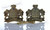 GOLD PLATED Tallit Clip Israel "Torah Crown" Prayer Shawl Jewelry Jewish Gift