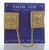 GOLD PLATED Tallit Clip Israel "ZION" Prayer Shawl Jewelry Jewish Kabbalah Gift