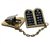 Ten Commandments Gold Plated Holy Israel Tallit Clips Prayer Jewelry zion Gift