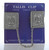 SILVER PLATED Tallit Clip Israel "ZION" Prayer Shawl Jewelry Jewish Kabbalah