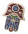 Hamsa Red CHAI Hebrew MAGNET Israel Kabbalah Judaica Evil Eye Lucky Charm
