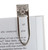 Silverr Plated Jewish Menora Israel Bookmark Judaica Amulet Charm Gift