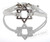 Lot White Star of David Bracelets STRING Kabbalah good Lucky Charm Jewelry