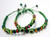 Lot Evil Eye Green String Ethnic Bracelets Lucky Eye Charm Bead success Bracelet